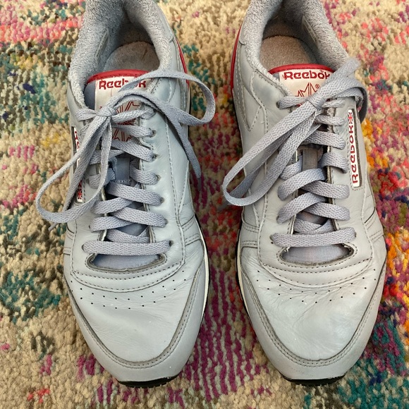 Reebok Unisex Classic Leather 1983 GX0282 Vintage Grey/Red/Chalk - Picture 2 of 6
